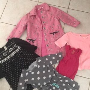 Girls size 4/5 pink set